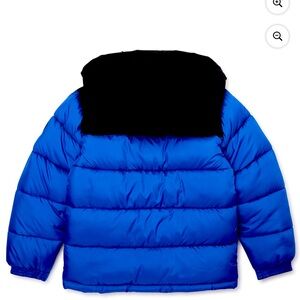 Royal blue and black Reebok winter jacket. Never worn. Brand new with tags